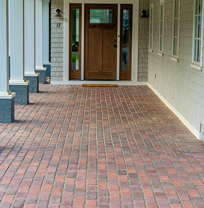 stone outdoor corridor