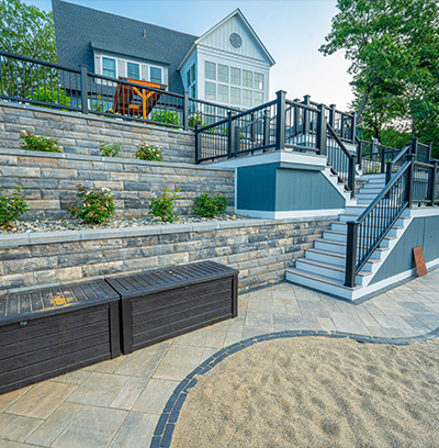 hardscape outdoor patio project