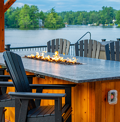 outdoor patio kitchen bar